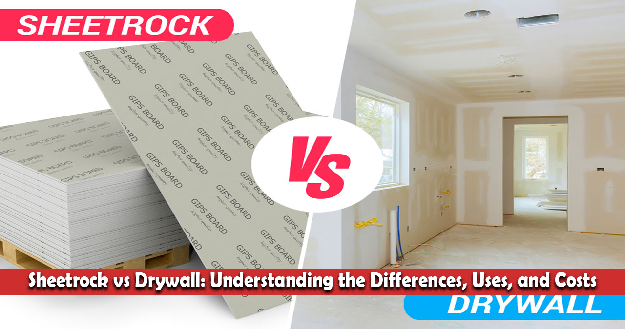 Sheetrock vs Drywall