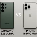 Samsung S25 Ultra vs iPhone 16 Pro Max