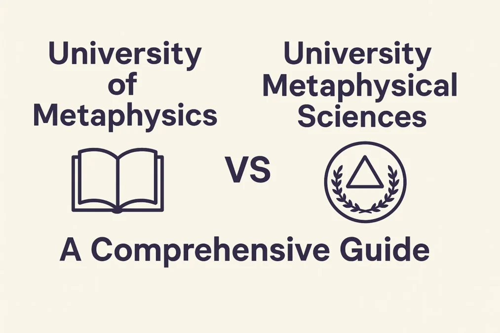 University of Metaphysics vs University of Metaphysical Sciences