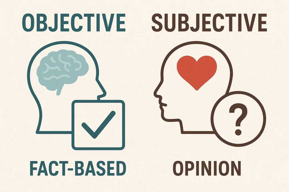 Objective vs Subjective