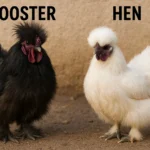 Silkie Rooster vs Hen