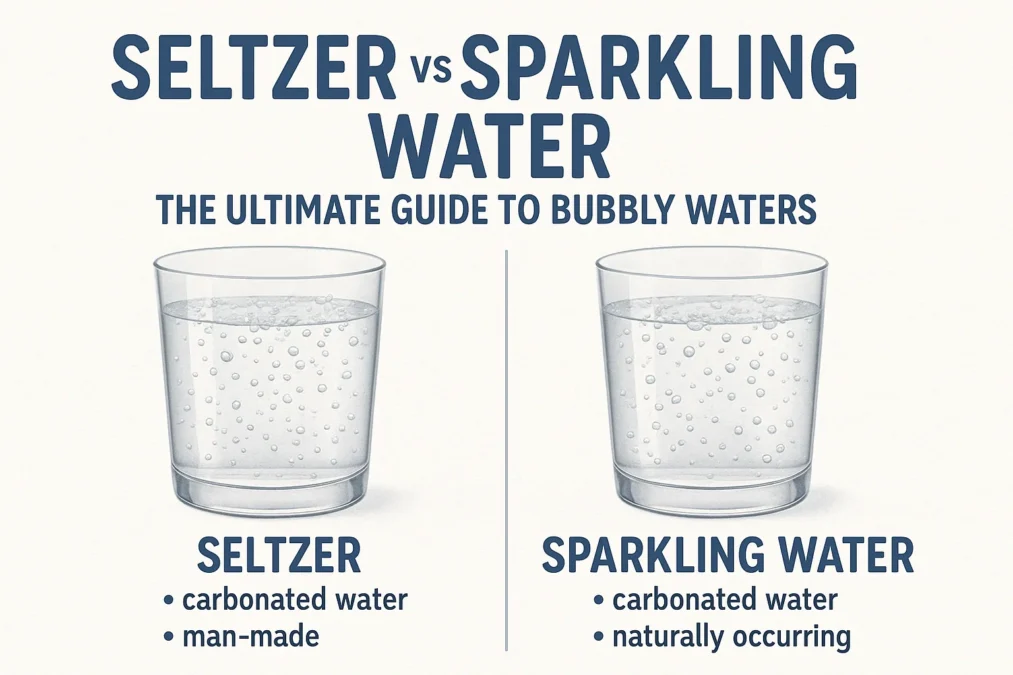 Seltzer vs Sparkling Water