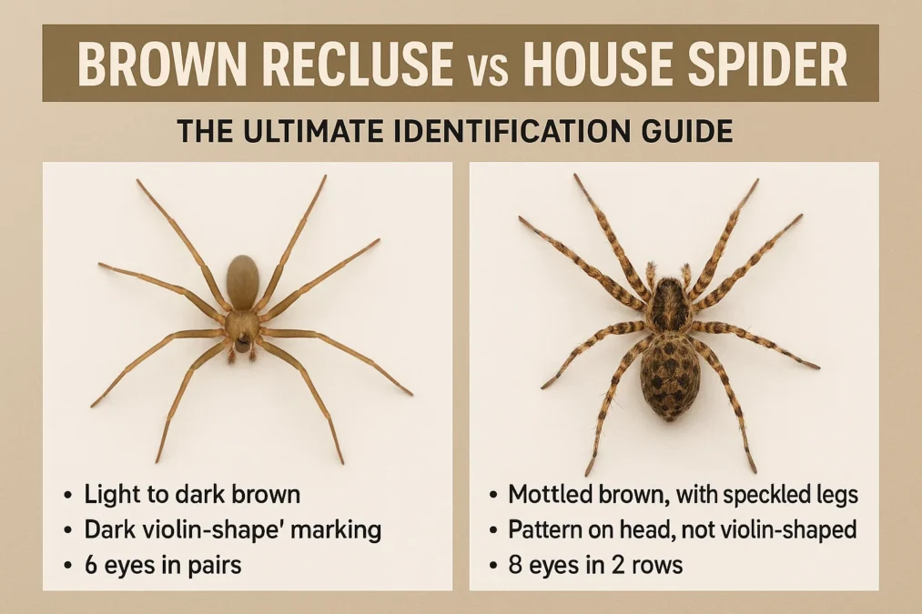 Brown Recluse vs House Spider