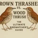 Brown Thrasher vs Wood Thrush