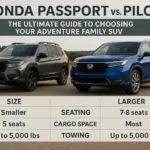 Honda Passport vs Pilot