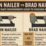 Pin Nailer vs Brad Nailer