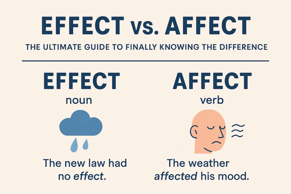 Effect vs Affect