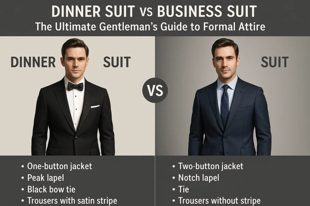 Dinner Suit vs Business Suit: The Ultimate Gentleman's Guide to Formal Attire Dinner Suit vs Business Suit: