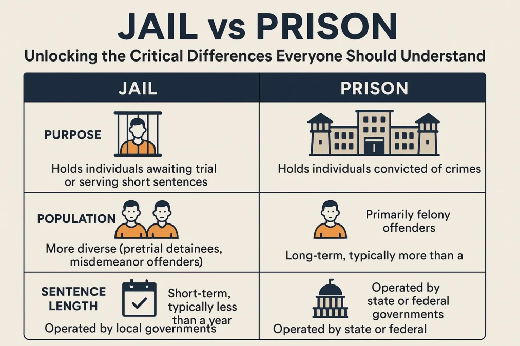 Jail vs Prison: Unlocking the Critical Differences Everyone Should Understand Jail vs Prison