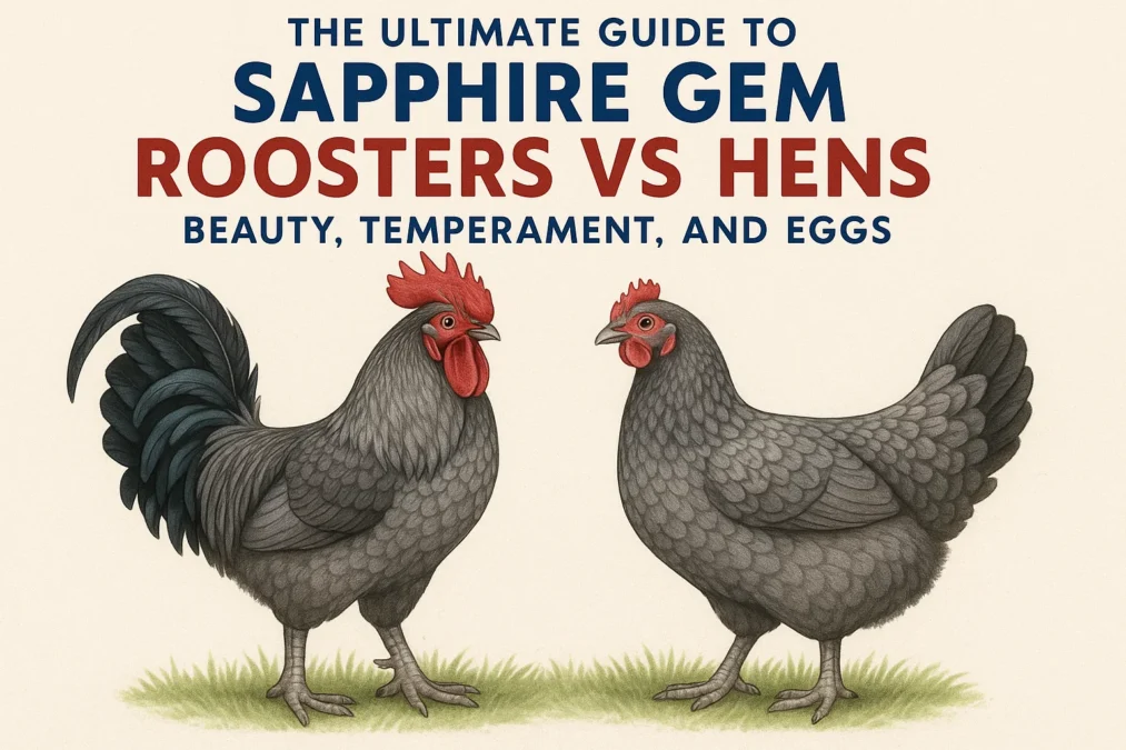 The Ultimate Guide to Sapphire Gem Roosters vs Hens: Beauty, Temperament, and Eggs Sapphire Gem Roosters vs Hens