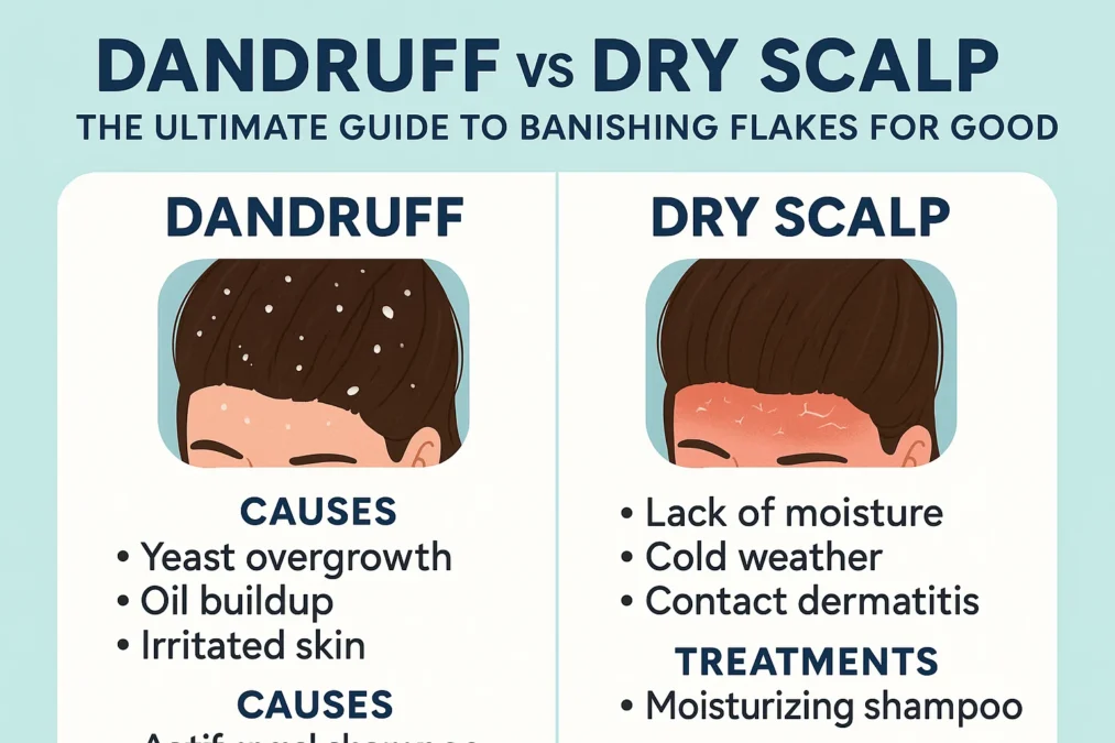 Dandruff vs Dry Scalp