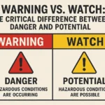 Warning vs Watch: The Critical Difference Between Danger and Potential Warning vs Watch