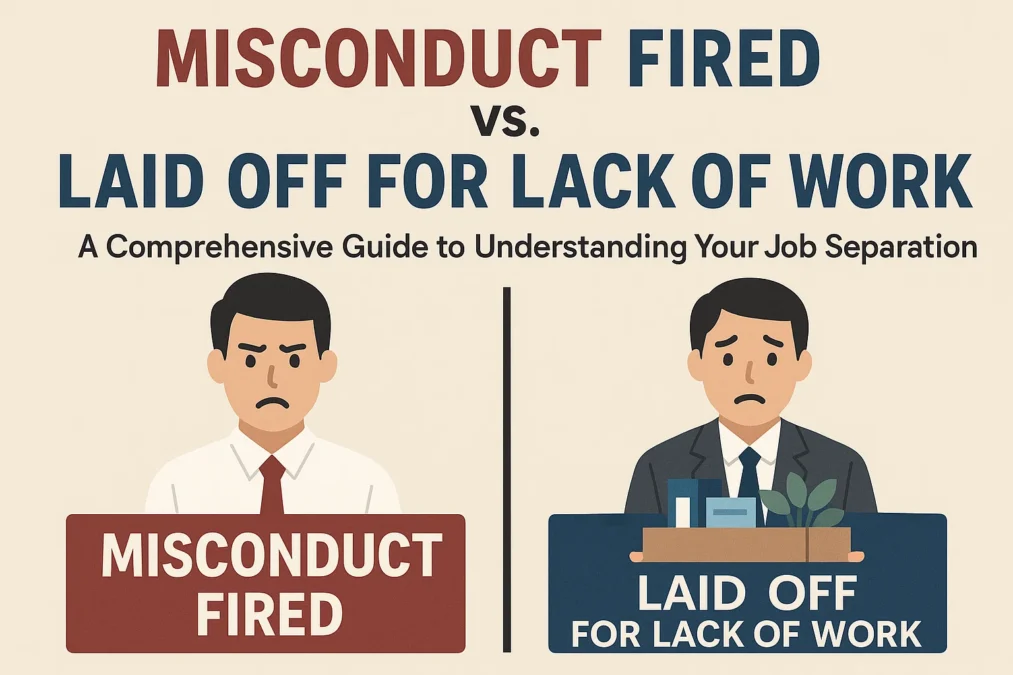 Misconduct Fired vs. Laid Off for Lack of Work: A Comprehensive Guide to Understanding Your Job Separation Misconduct Fired vs. Laid Off