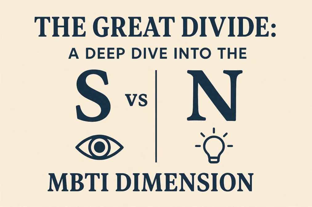 The Great Divide: A Deep Dive into the S vs N MBTI Dimension S vs N MBTI Dimension