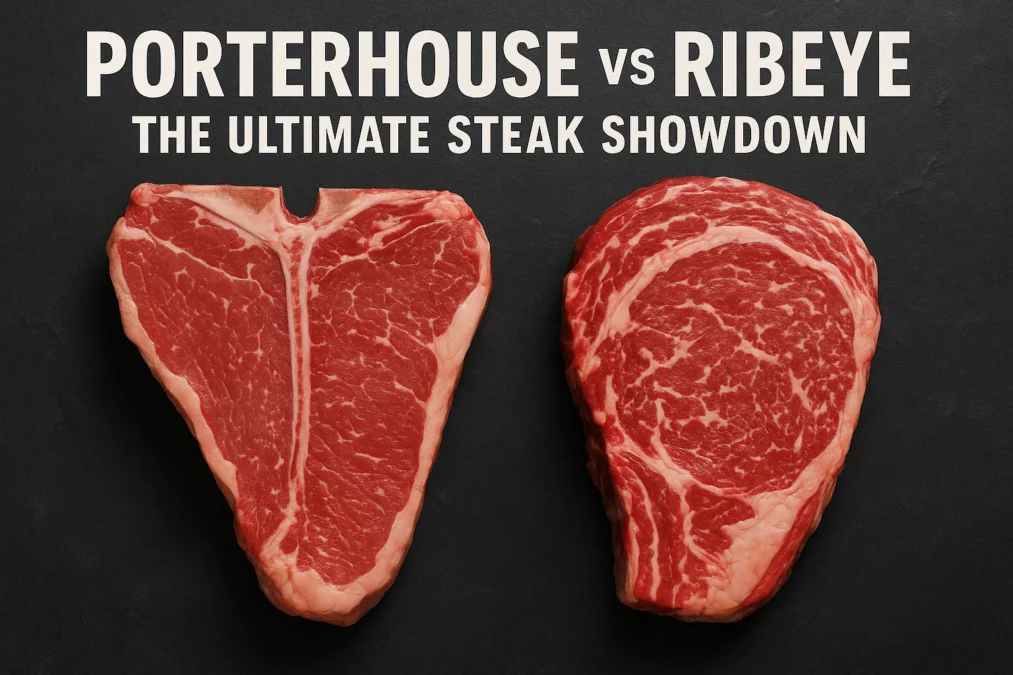 Porterhouse vs Ribeye: The Ultimate Steak Showdown Porterhouse vs Ribeye