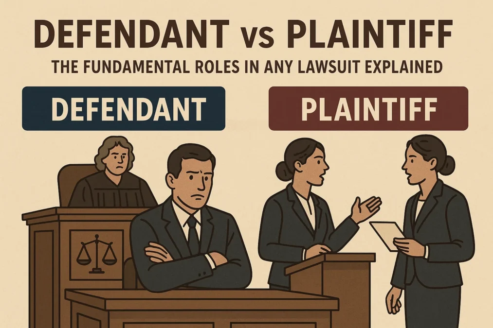 Defendant vs Plaintiff: The Fundamental Roles in Any Lawsuit Explained Defendant vs Plaintiff