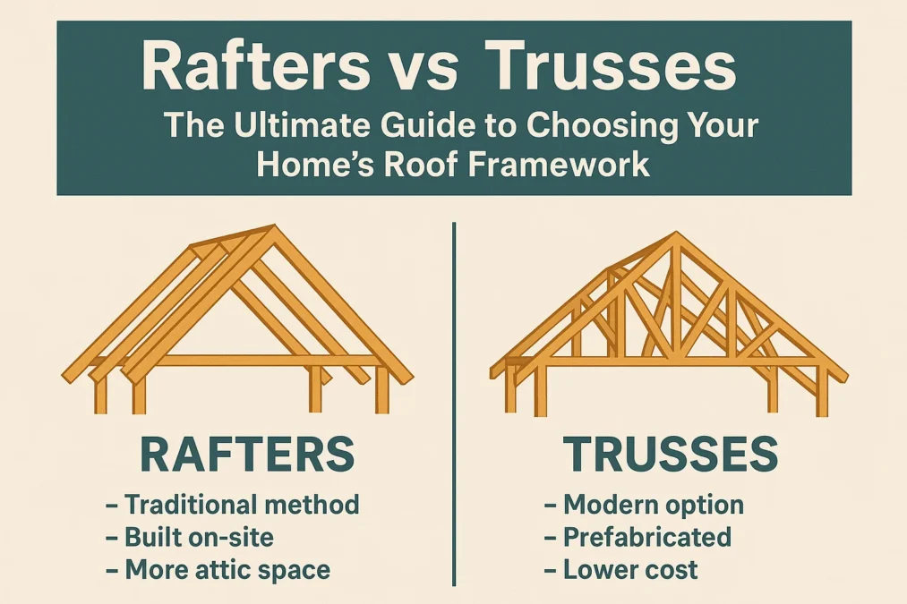 Rafters vs Trusses: The Ultimate Guide to Choosing Your Home's Roof Framework Rafters vs Trusses