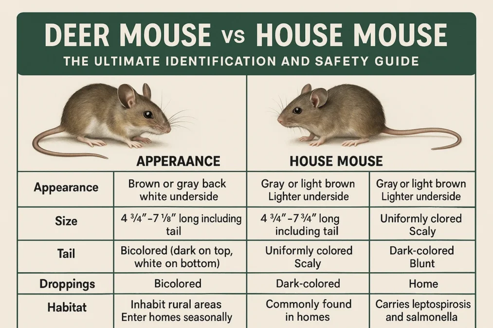 Deer Mouse vs House Mouse