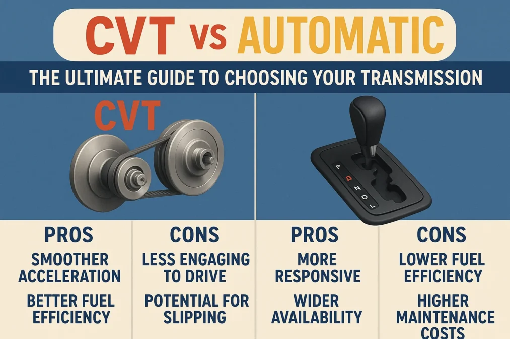 CVT vs Automatic: The Ultimate Guide to Choosing Your Transmission CVT vs Automatic