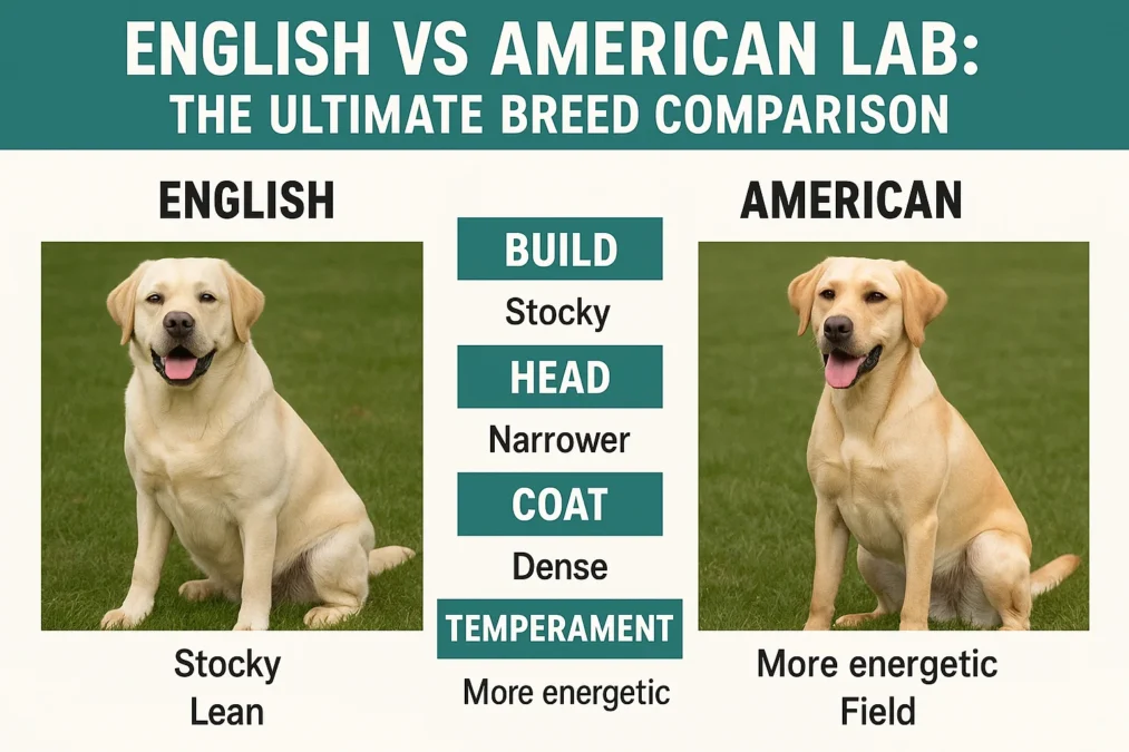 English vs American Lab: The Ultimate Breed Comparison English vs American Lab