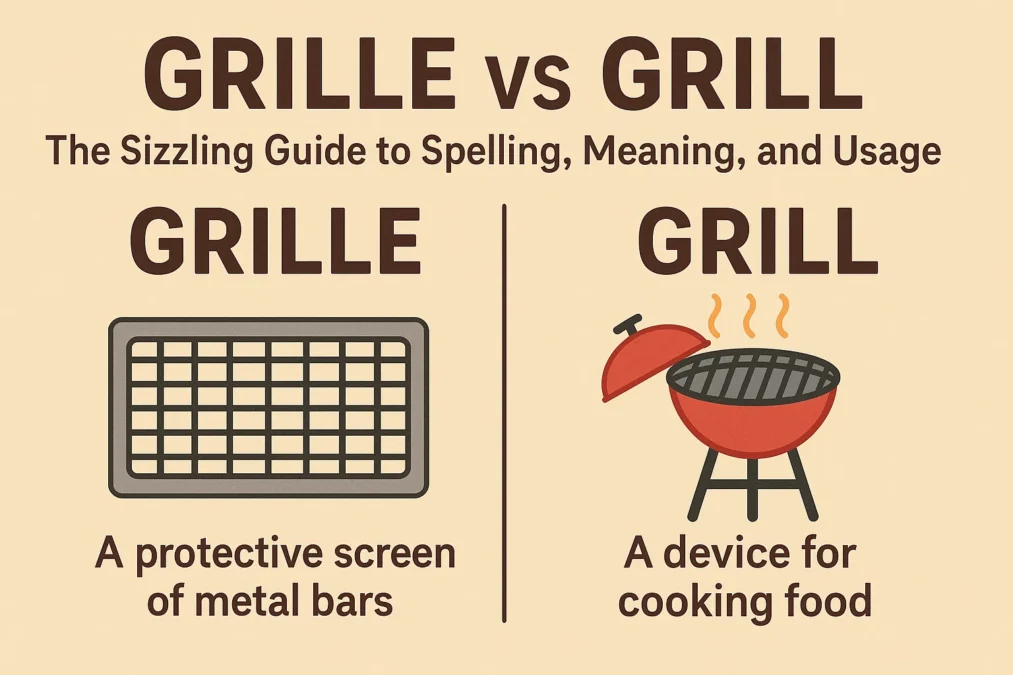 Grille vs Grill: The Sizzling Guide to Spelling, Meaning, and Usage Grille vs Grill
