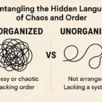 Disorganized vs Unorganized