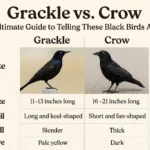 Grackle vs Crow