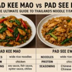 Pad Kee Mao vs Pad See Ew