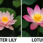 Water Lily vs Lotus