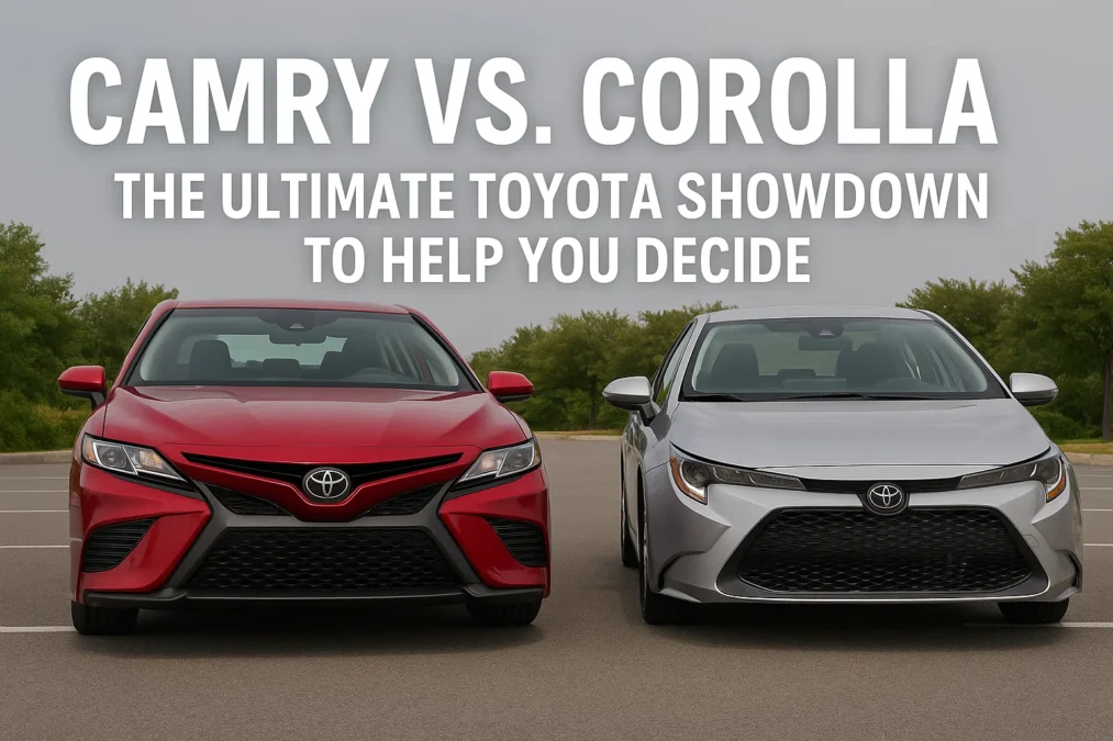 Camry vs Corolla: The Ultimate Toyota Showdown to Help You Decide Camry vs Corolla