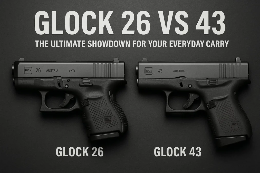 Glock 26 vs 43: The Ultimate Showdown for Your Everyday Carry Glock 26 vs 43